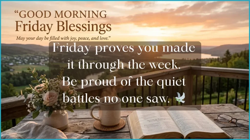 Good Morning Friday Blessings