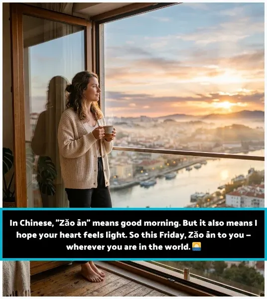 Good Morning Friday Wishes in Chinese Good Morning Friday Wishes in Chinese
