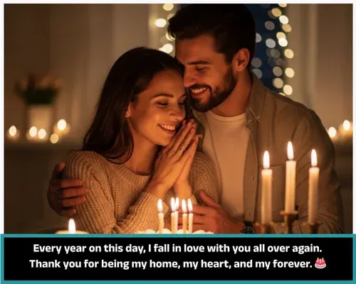 Romantic Birthday Wishes for Wife