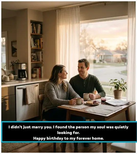 Soulmate Romantic Birthday Wishes for Husband from Wife