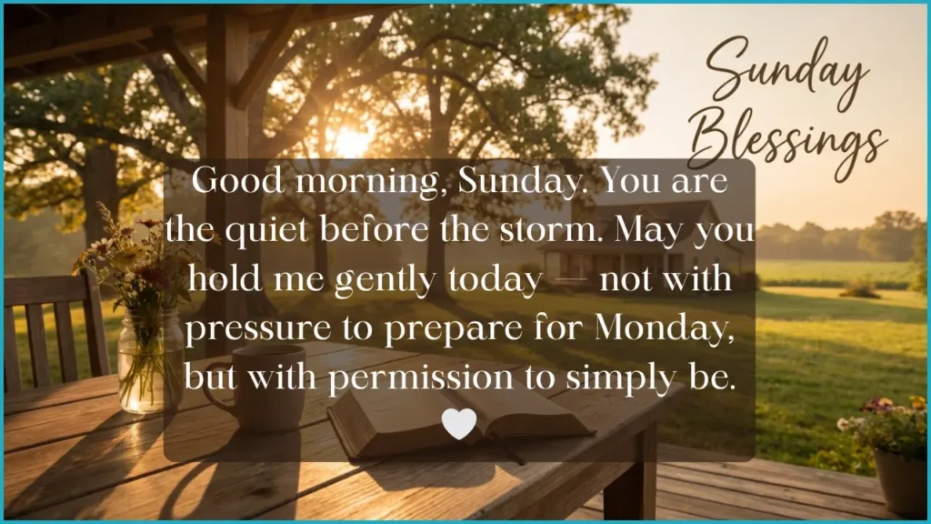 SundayΒ Blessings