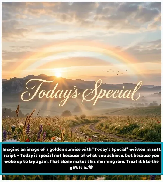 Today's Special New Today New Good Morning Images Today's Special New Today New Good Morning Images
